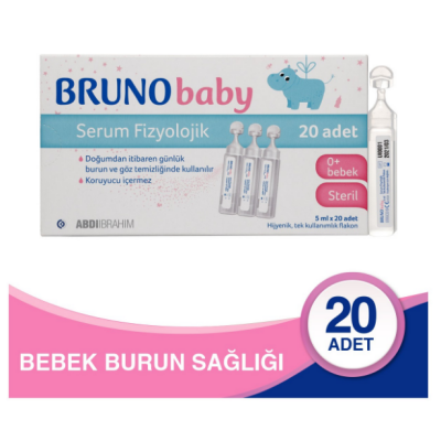 BRUNO BABY SERUM FIZYOLOJIK 5 ML 20 FLAKON - 1