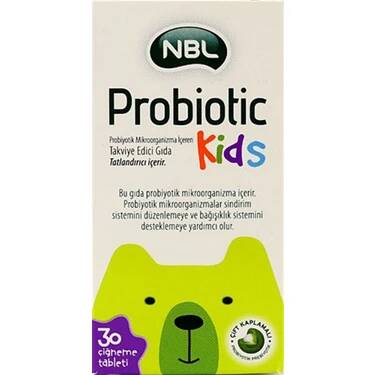 NBL PROBIOTIC KIDS 30 CIGNEME TABLETI - 1